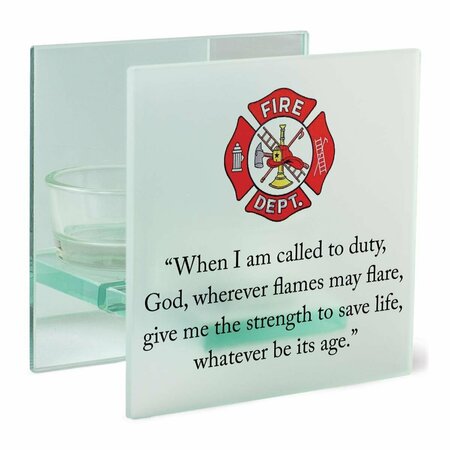 COTTAGE GARDEN Firefighter, When I Am Called to Duty Candle Holder MCHQ48S